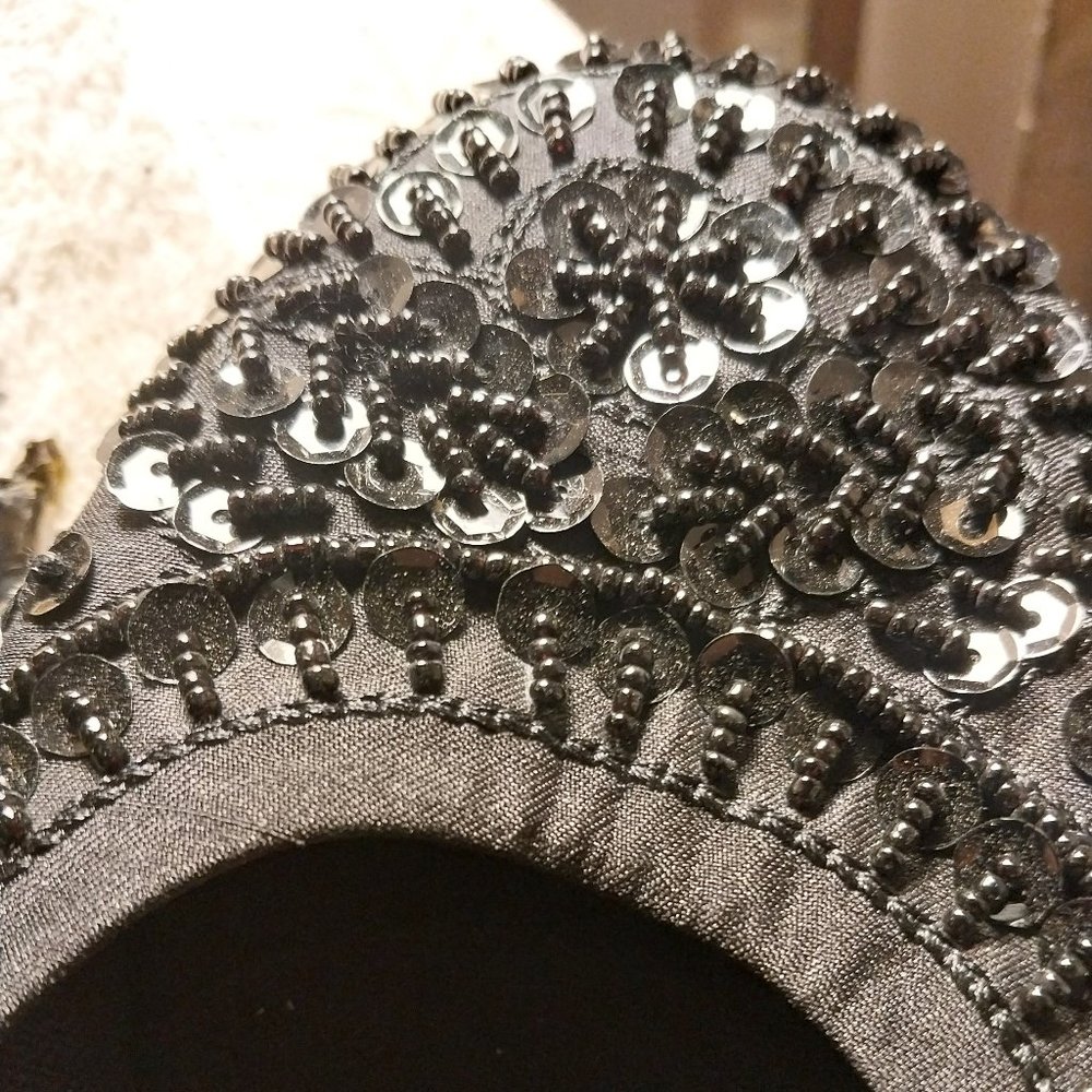 Black Beaded Slides By Report | Size 10 - image 5